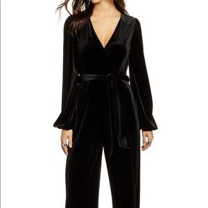 Velvet Belted Elegant Jumpsuit - Vero Moda medium